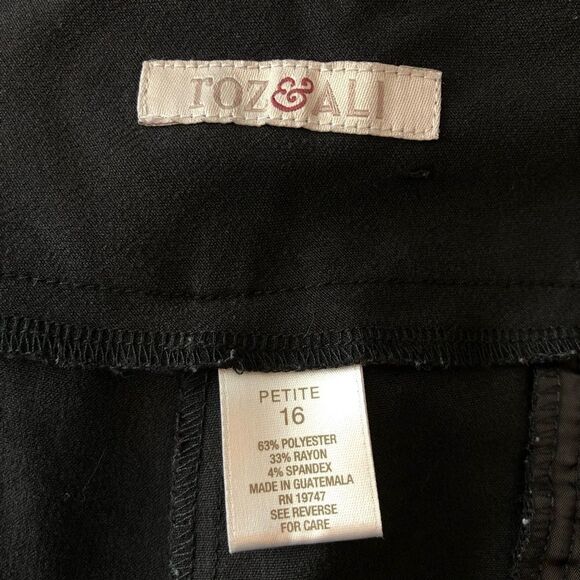 roz & Ali Petite black dress pants size 16P - Picture 5 of 5